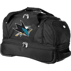 Denco Sports NHL San Jose Sharks 22" Small Rolling Duffle Bag